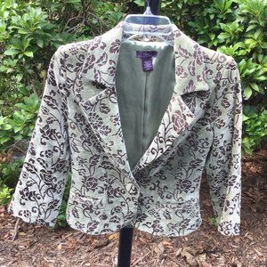 Taunt Fantastic Floral Texture Jacket